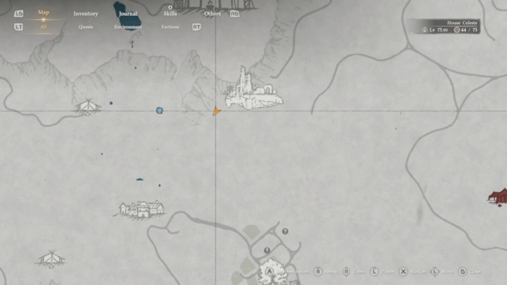 Azure Moon Labyrinth Tree Clue 3 Map