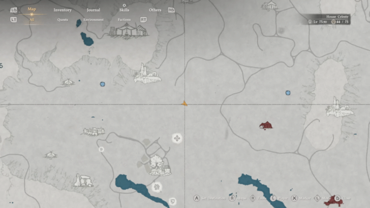 Azure Moon Labyrinth Tree Clue 2 Map