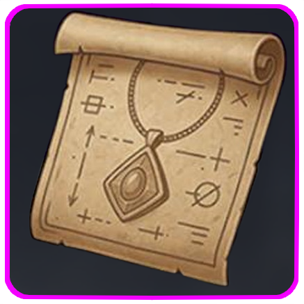 Seven Deadly Sins Origin- Necklace Crafting Blueprint