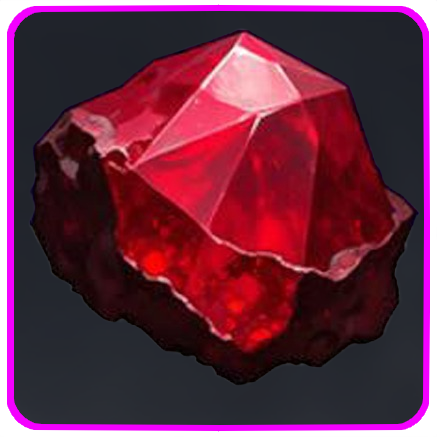 Seven Deadly Sins Origin- Ruby Ore