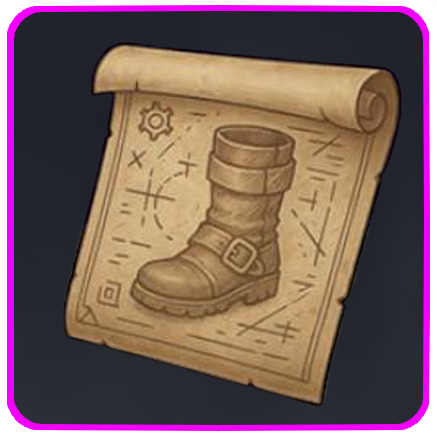 Seven Deadly Sins Origin- Combat Boots Crafting Blueprint