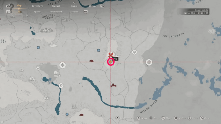 Treasure Chest Map Location