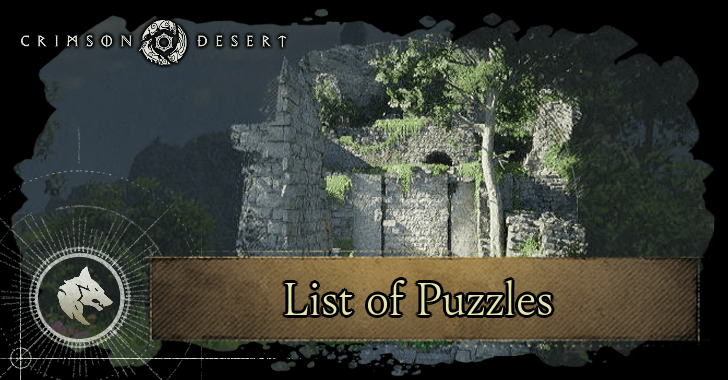 Crimson Desert List of Puzzles