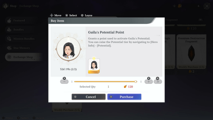 Hero Potential Point