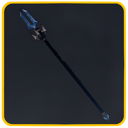 Seven Deadly Sins Origin - Black Flame Wings Staff