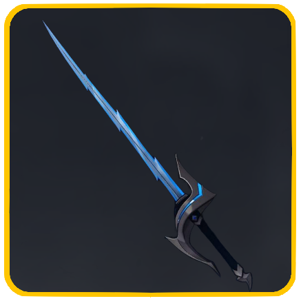 Seven Deadly Sins Origin - Black Flame Wings Rapier