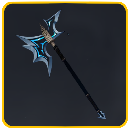 Seven Deadly Sins Origin - Black Flame Wings Axe