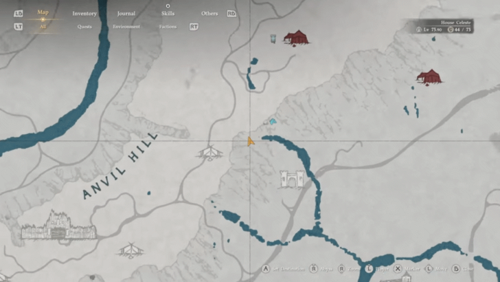 Dragon Stone Chamber Mural Clue 2 Map