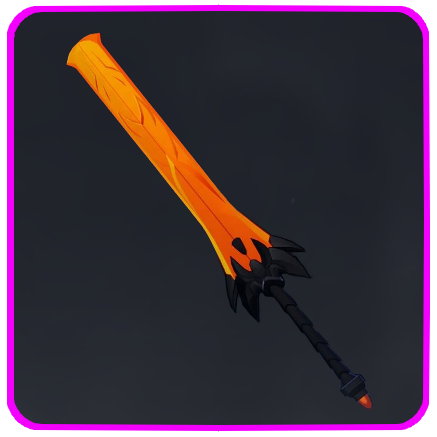 Seven Deadly Sins Origin - Crimson Flame Longsword