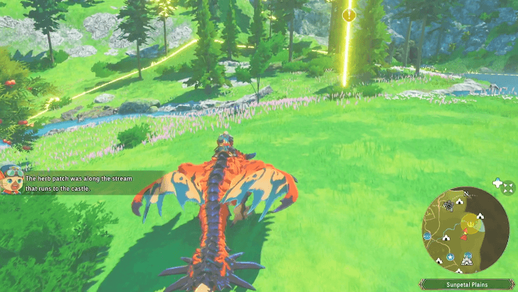 Go to the herb patch