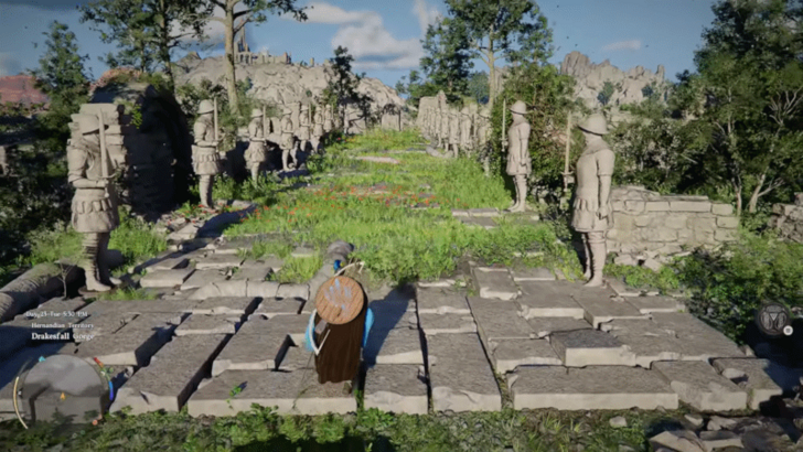 Drakesfall Gorge Ruins location