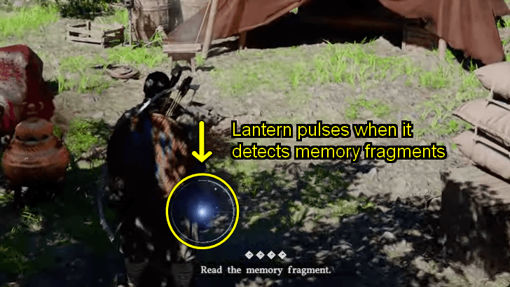 Lantern Glowing Blue