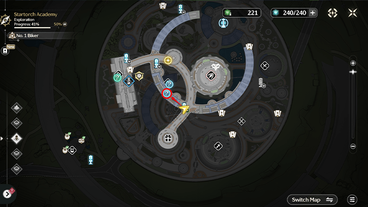 Shimmering Stars Location