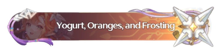 Yogurt, Oranges, and Frosting