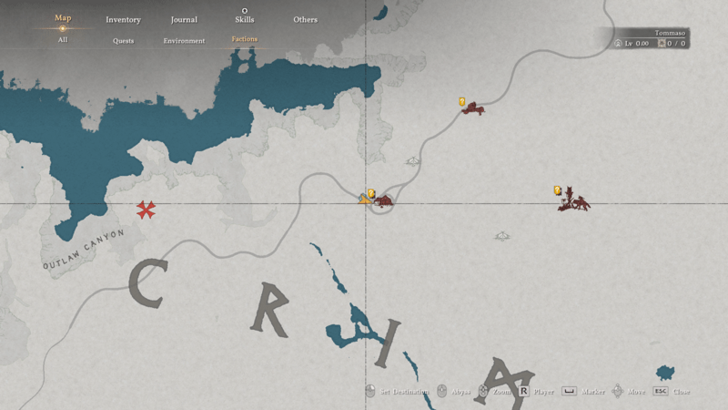 Seven Consecutive Strikes Map Location