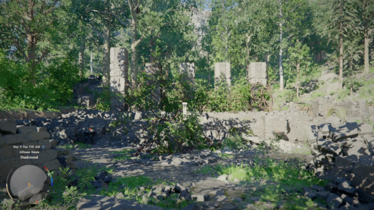 Duskwood Hill Ruins location