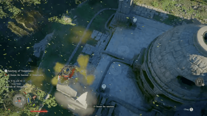 Use Force Palm on Pillar