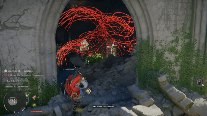 Remove the Vines with Blinding Flash