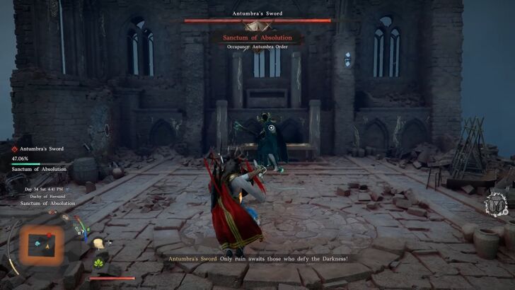 Sanctum of Absolution Solution Step 1