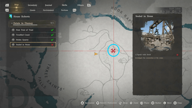 Karin Quarry Crane Location