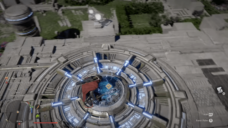 Use Force Palm on the Pedestal