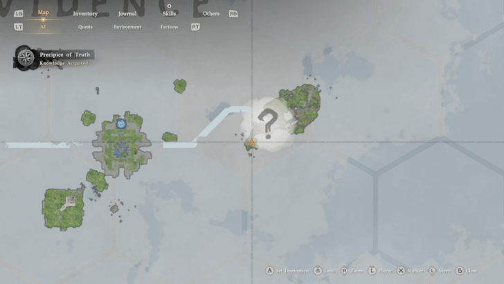 Precipice of Truth map location