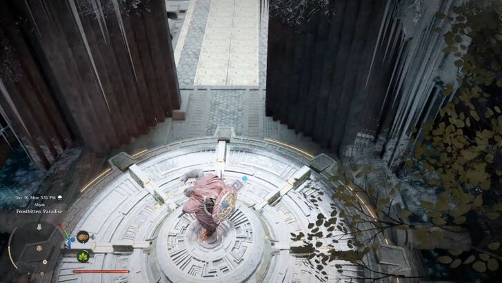 Kliff Using Force Palm on Platform