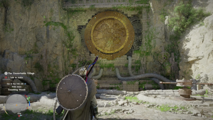 Trembling Woods Ruins Overworld Location