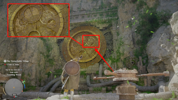 Trembling Woods Ruins Solution Step 1