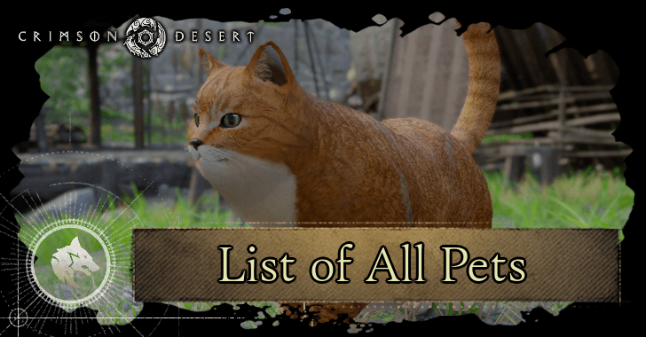 List of All Pets
