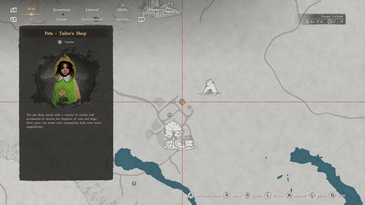 Pororin Village Pet Shop Map