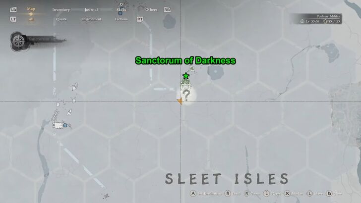 Sanctorum of Darkness map location