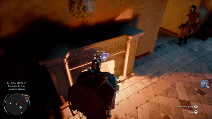 Gold Bar Under the Fireplace