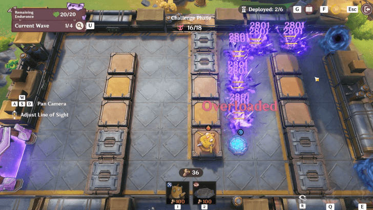 Genshin - Operation Defense Stage 1 Wave 1 Challenge Phase