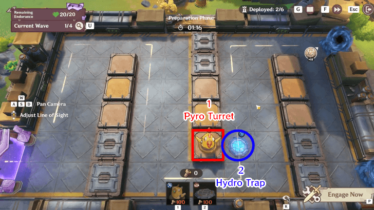 Genshin - Operation Defense Stage 1 Wave 1 Preparation Phase