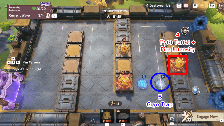 Genshin - Operation Defense Stage 1 Wave 3 Preparation Phase