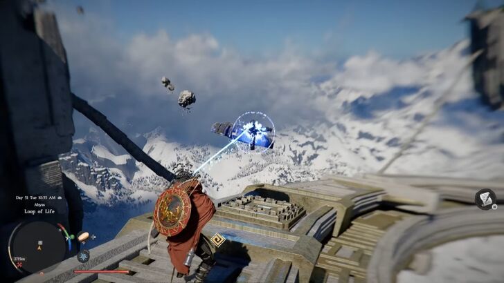 Kliff Grabbing the First Panel