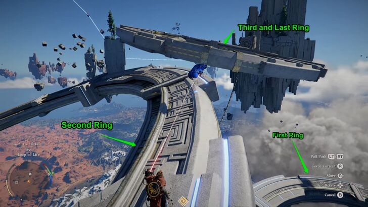 Kliff Carrying Panel to Third Ring marked