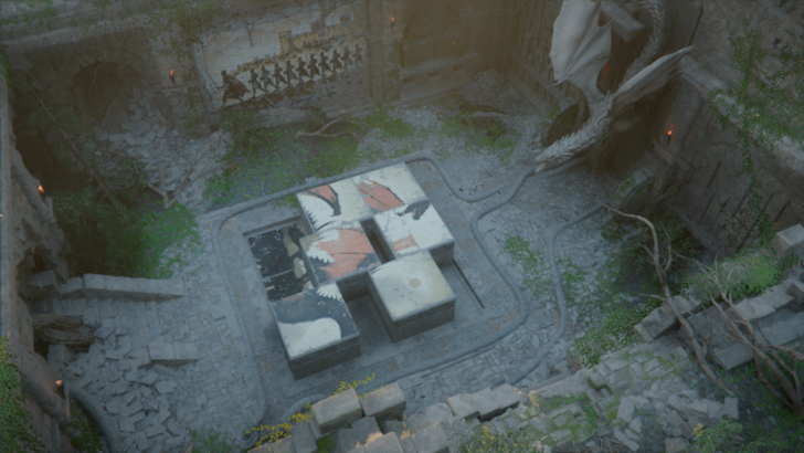 Deepfog Basin Dragon Head Ruins Overworld Location