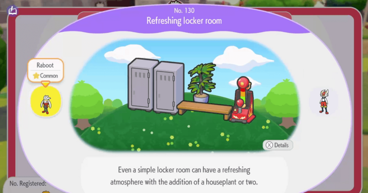 Refreshing locker room