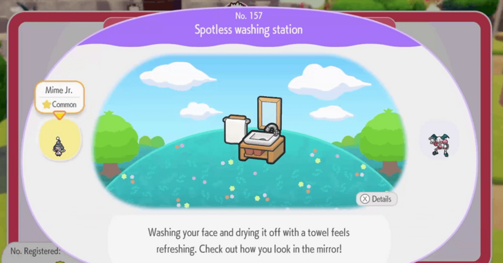 Spotless washing station