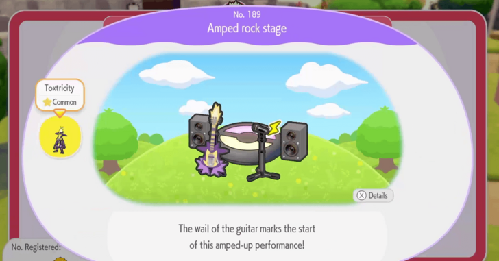 Amped rock stage