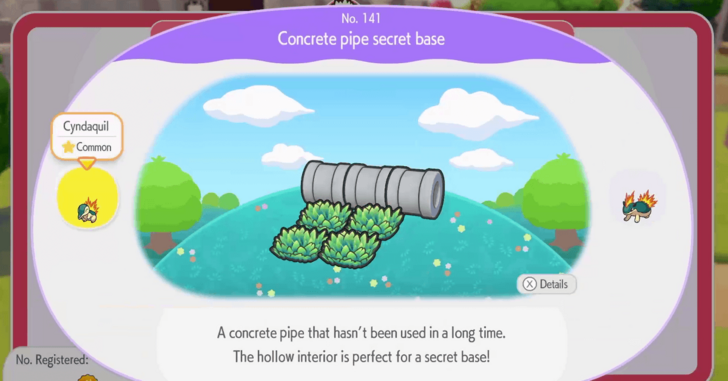 Concrete pipe secret base