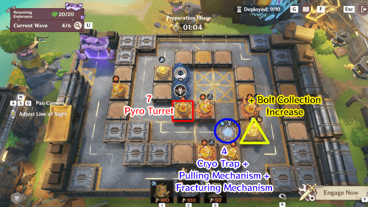 Genshin - Operation Defense Stage 2 Wave 4 Preparation Phase