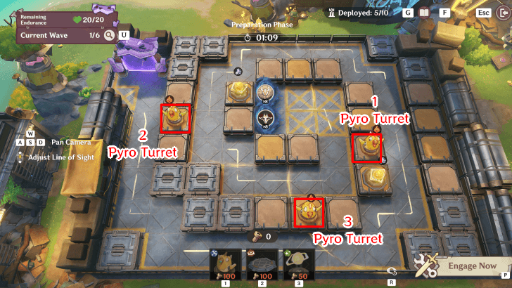 Genshin - Operation Defense Stage 2 Wave 1 Preparation Phase