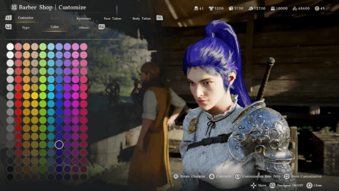 Customize Character Appearance