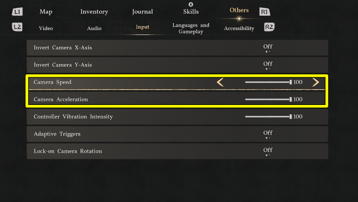 Change Camera Settings