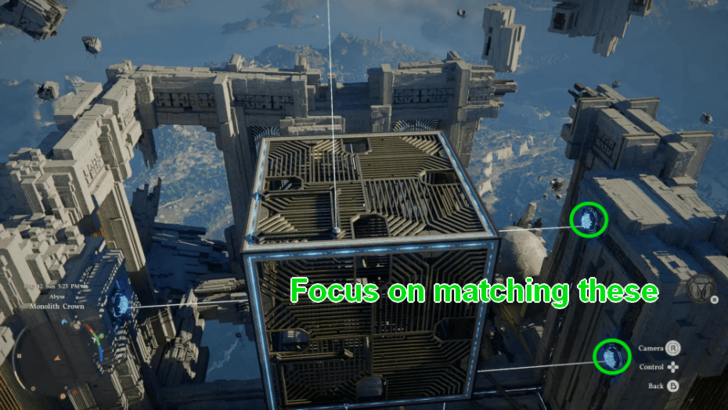 Focus on Matching the Two Lasers to the Two Orange Blocks