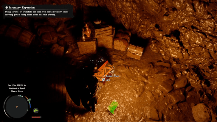 treasure chest with hollow visage