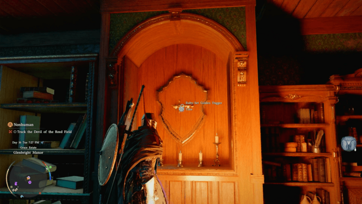 Step 4 - Ruby Set Golden Dagger Grab